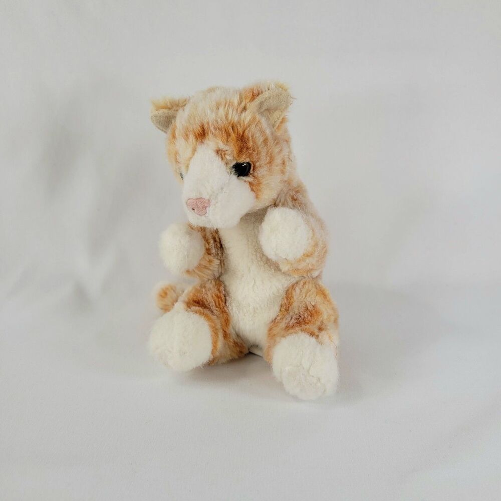 Douglas Cuddle Toys Lil Baby Orange Stripe Tabby Cat Kitten Plush Stuffed Animal